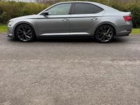 Used Skoda Superb SportLine 190 HP (139 kW) 2018 Grey Hatchback