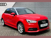 Used Audi A1 S-Line 123 HP (90 kW) 2018 Red Hatchback