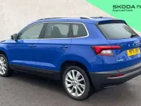 Used Skoda Karoq SE L 108 HP (79 kW) 2022 Blue SUV