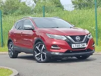 Used Nissan Qashqai Tekna+ 160 HP (117 kW) 2019 Red SUV