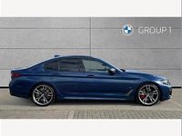 Used BMW M550 Shadowline 530 HP (389 kW) 2022 Blue Sedan