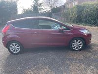 Used Ford Fiesta Zetec 2009 Red Hatchback