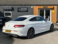 Used Mercedes C200 AMG line 198 HP (145 kW) 2019 White Coupe