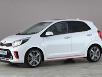 Used Kia Picanto GT-Line S 101 HP (74 kW) 2019 White Hatchback