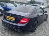 Used Mercedes C63 AMG 450 HP (330 kW) 2012 Blue Sedan