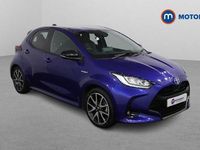 Used Toyota Yaris Hybrid 116 HP (85 kW) 2021 Blue Hatchback