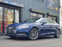Used Audi A5 S-Line 252 HP (185 kW) 2018 Blue Coupe