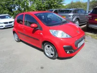 Used Peugeot 107 Allure 68 HP (50 kW) 2013 Red Hatchback