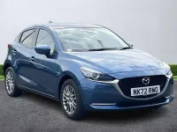 Usado Mazda 2 Inclusive 2022 Azul Citadino