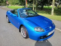 Used MG TF SE 135 HP (99 kW) 2005 Blue Cabriolet