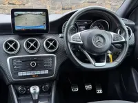 Used Mercedes A200 AMG line 136 HP (100 kW) 2016 Blue Hatchback