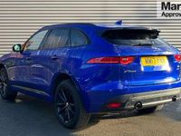 Used Jaguar F-Pace R-Sport 250 HP (183 kW) 2017 Caesium blue metallic SUV