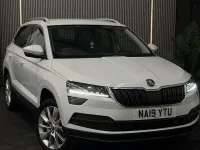 Used Skoda Karoq SE L 150 HP (110 kW) 2019 White SUV