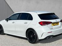Used Mercedes A200 AMG Line Premium Plus 163 HP (119 kW) 2022 Moonstone white metallic Hatchback
