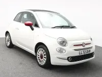 Used Fiat 500C Red 70 HP (51 kW) 2023 White Cabriolet