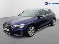 Used Audi A3 e-tron S-Line 2023 Blue Hatchback
