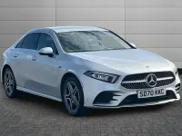 Used Mercedes A250 AMG line 215 HP (158 kW) 2020 Iridium silver Sedan
