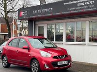 Begagnad Nissan Micra S 98 HK (72 kW) 2014 Röd Halvkombi