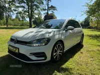 Used VW Golf VII R-line 150 HP (110 kW) 2019 White Hatchback