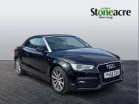 Used Audi A3 Cabriolet S-Line 147 HP (108 kW) 2017 Black Cabriolet