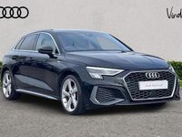Used Audi A3 S-Line 147 HP (108 kW) 2023 Black Sedan