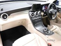 Used Mercedes GLC220 Premium 170 HP (125 kW) 2018 Blue Coupe
