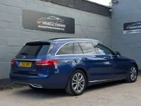 Used Mercedes C220 Premium Plus 170 HP (125 kW) 2015 Blue Estate