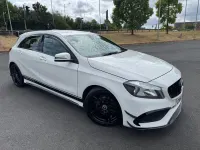 Used Mercedes A180 AMG line 109 HP (80 kW) 2015 White Hatchback