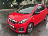 Used Peugeot 108 Allure 72 HP (52 kW) 2020 Red Hatchback