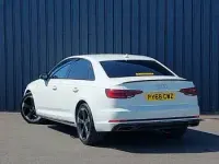 Used Audi A4 Black Edition 150 HP (110 kW) 2019 White Sedan