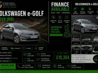 Used VW e-Golf 99 kW (135 HP) 2019 Grey Hatchback