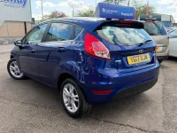 Used Ford Fiesta Zetec 2017 Blue Hatchback