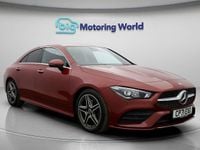 Used Mercedes CLA200 AMG line 163 HP (119 kW) 2021 Red Coupe
