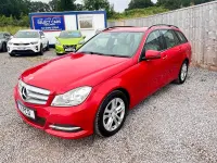 Used Mercedes C220 Executive 170 HP (125 kW) 2012 Red Estate