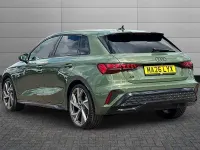 New Audi A3 Black Edition 150 HP (110 kW) 2026 District green