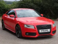 Used Audi A5 Black Edition 167 HP (122 kW) 2011 Red Coupe