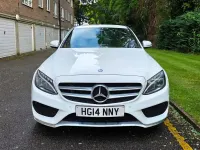 Used Mercedes C200 AMG line 184 HP (135 kW) 2014 White Sedan