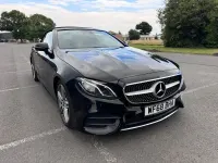 Used Mercedes E300 AMG line 245 HP (180 kW) 2018 Black Cabriolet