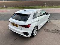 Used Audi A3 S-Line 150 HP (110 kW) 2022 White Sedan