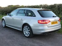 Usado Audi A4 S-Line 190 CV (139 kW) 2015 Plateado Familiar