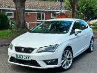 Used Seat Leon FR 2014 White Hatchback