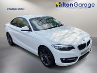 Used BMW 218 Sport Line 2016 White Coupe