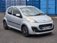 Begagnad Peugeot 107 Active 68 HK (50 kW) 2013 Silver Halvkombi