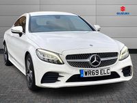 Used Mercedes C200 AMG line 180 HP (132 kW) 2019 White Coupe