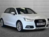 Used Audi A1 Sportback S-Line 123 HP (90 kW) 2015 White Hatchback