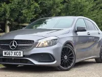 Usado Mercedes A200 AMG line 156 CV (114 kW) 2018 Gris Utilitario