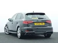 Used Audi A3 S-Line 150 HP (110 kW) 2018 Black Sedan