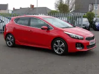 Usado Kia Ceed GT-Line 2018 Rojo Utilitario