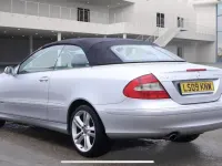 Used Mercedes CLK200 Avantgarde 2009 Silver Cabriolet