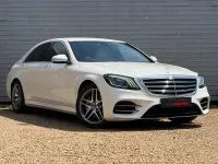 Used Mercedes S350 AMG line 2019 White Sedan
